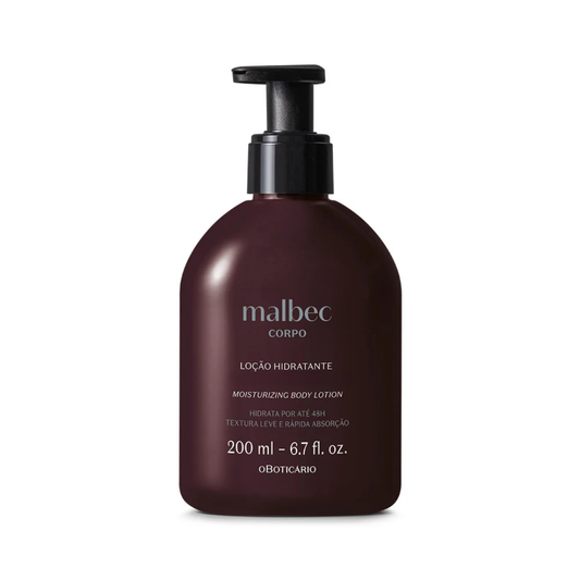 Malbec Loción Hidratante Corporal – 200ml (V3): Hidratación con Carácter