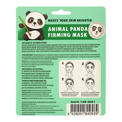 Mascarilla Facial Reafirmante Panda – Firmeza y Diversión