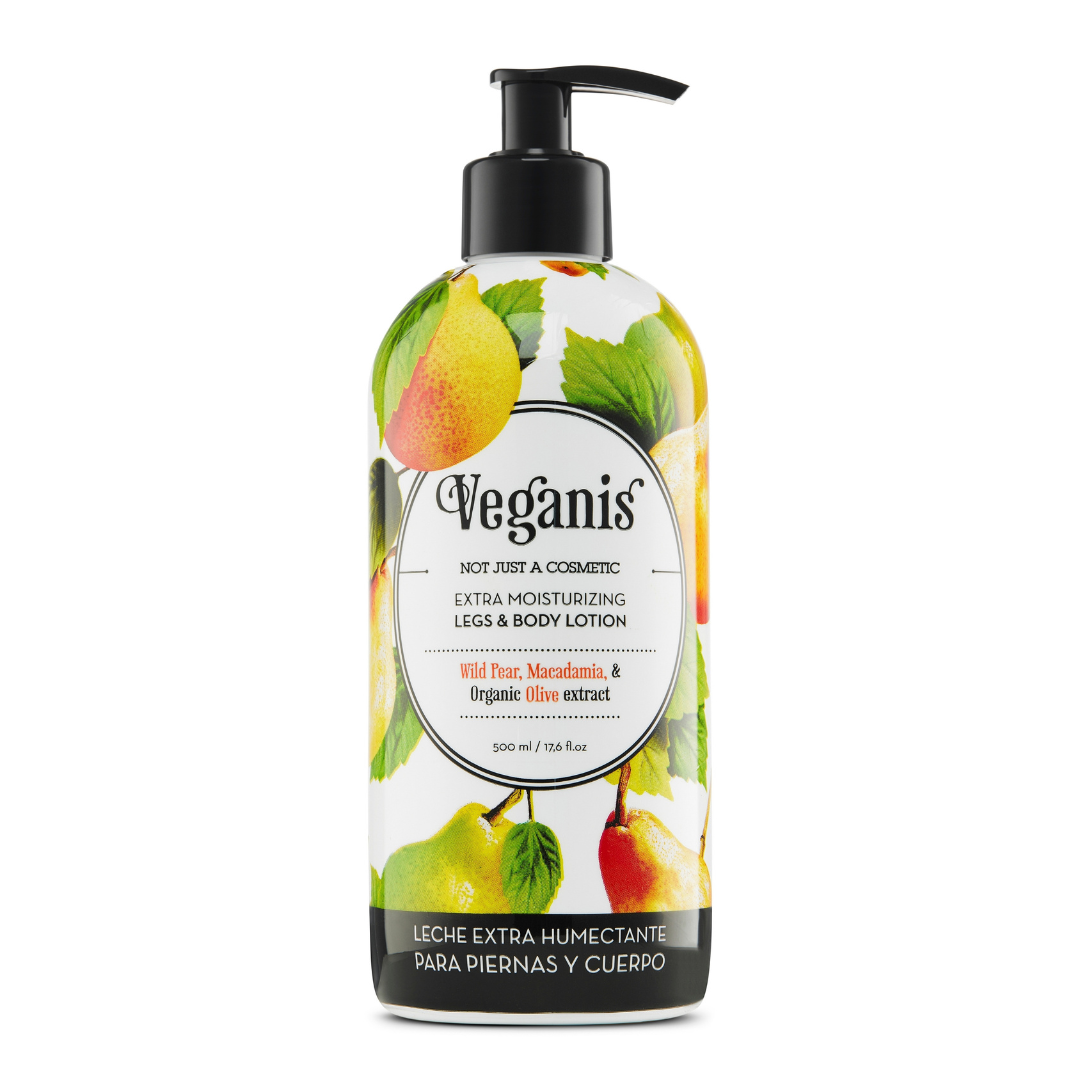 Crema Extra Humectante - Pera & Aceite de Oliva Orgánico 500 ml | Veganis