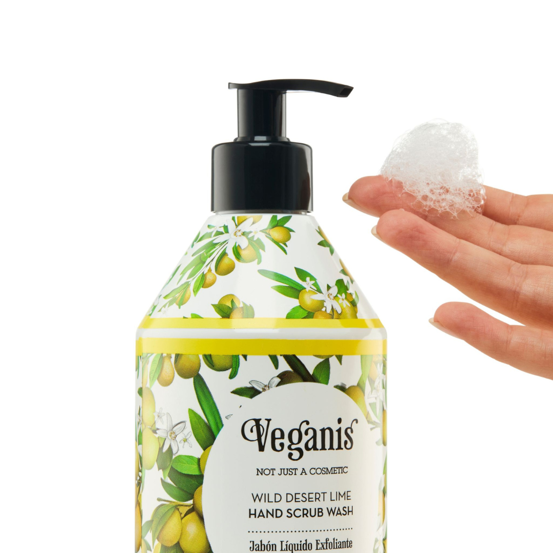 Jabón Líquido Exfoliante – Lima & Aceite de Oliva Orgánico 400 g | Veganis