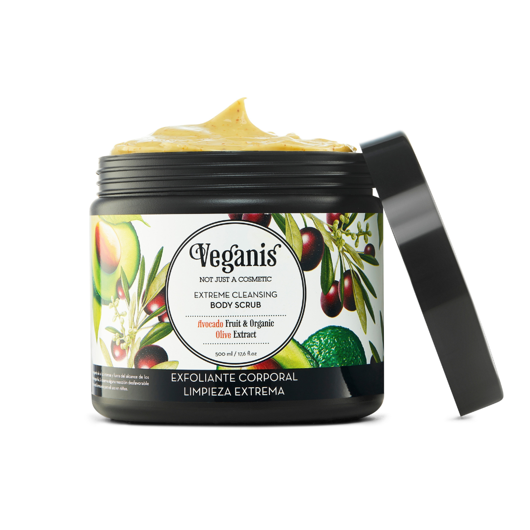 Exfoliante Corporal – Palta & Aceite de Oliva Orgánico 500 g | Veganis