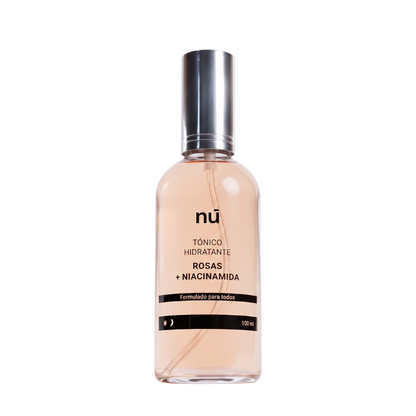 NÚ Tónico Hidratante con Agua de Rosas y Niacinamida – 100 ml