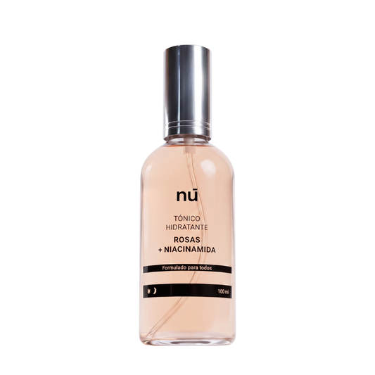 NÚ Tónico Hidratante con Agua de Rosas y Niacinamida – 100 ml