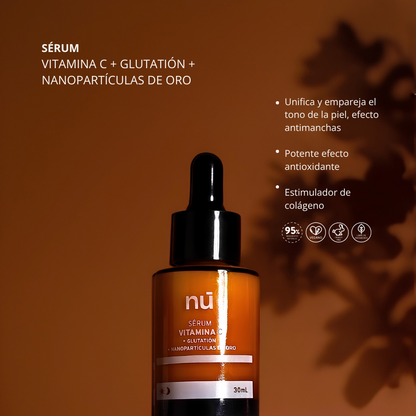 NÚ Sérum Facial Antioxidante con Vitamina C – 30 ml