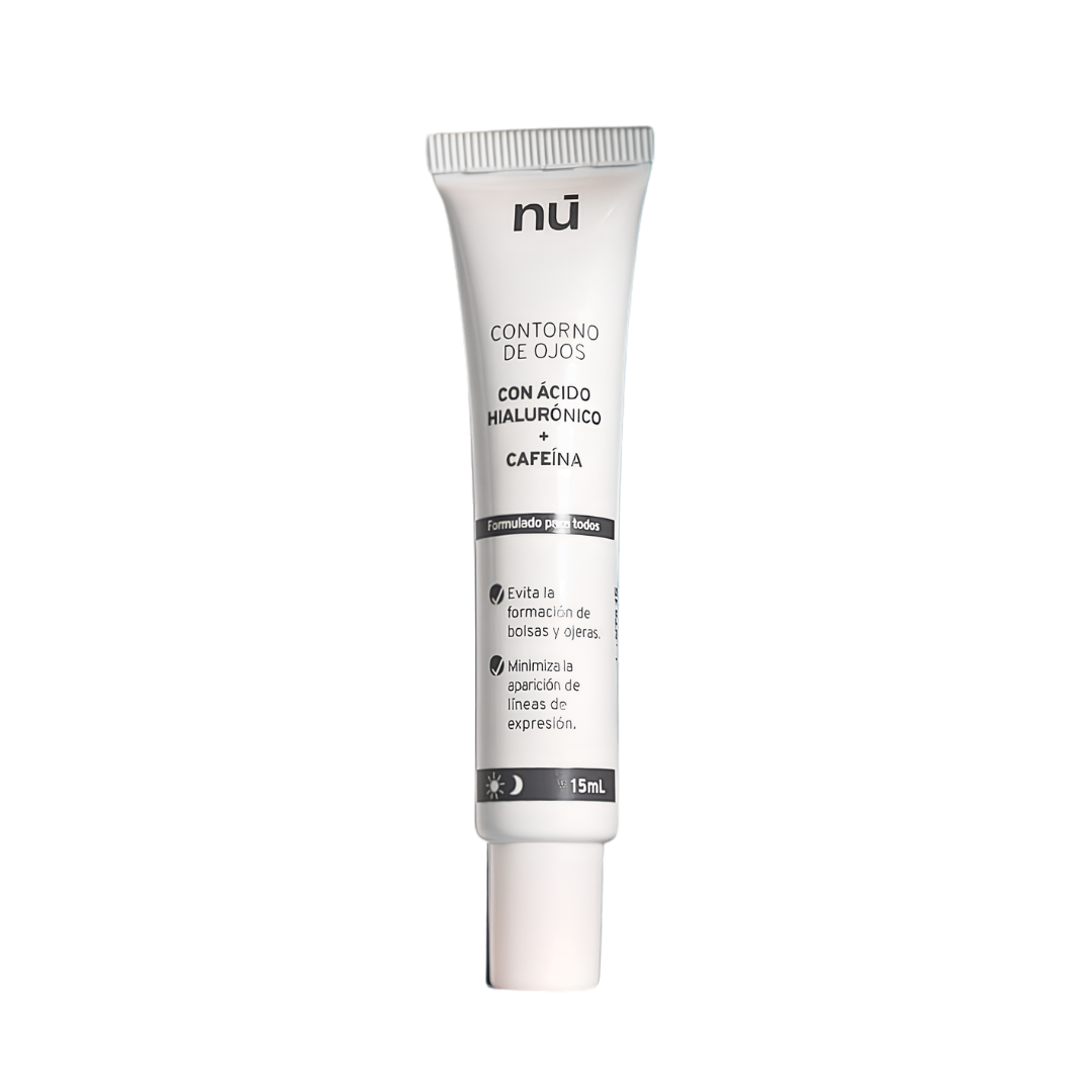 NÚ Contorno de Ojos con Ácido Hialurónico y Cafeína – 15 ml
