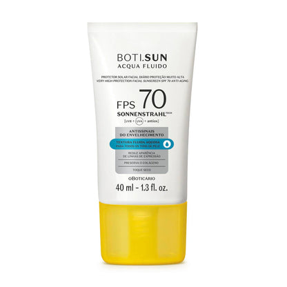 Boti.Sun Protector Solar Facial Acqua Fluido FPS 70 - AntiEdad – 40 ml