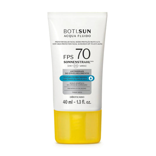 Boti.Sun Protector Solar Facial Acqua Fluido FPS 70 - AntiEdad – 40 ml