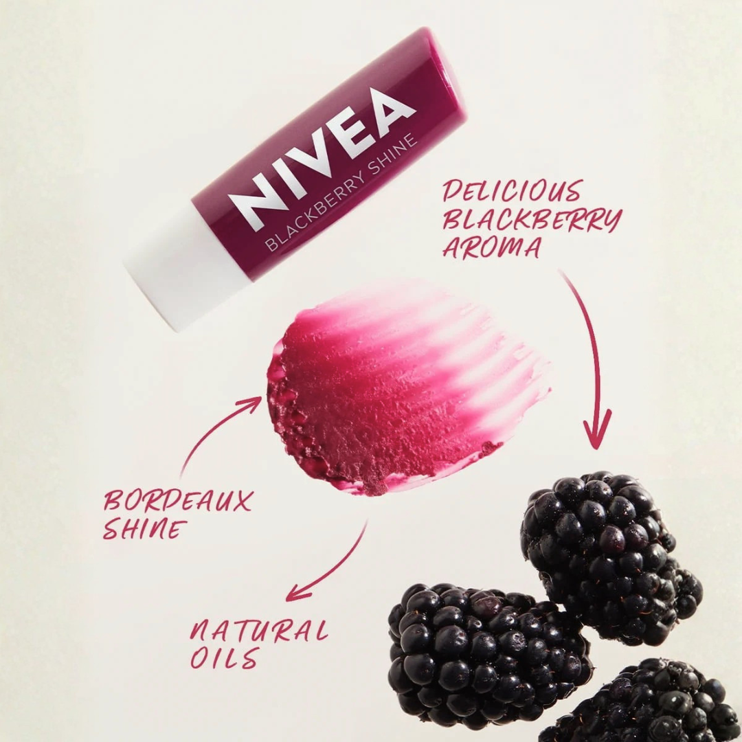 Nivea Lip Care - Blackberry Shine