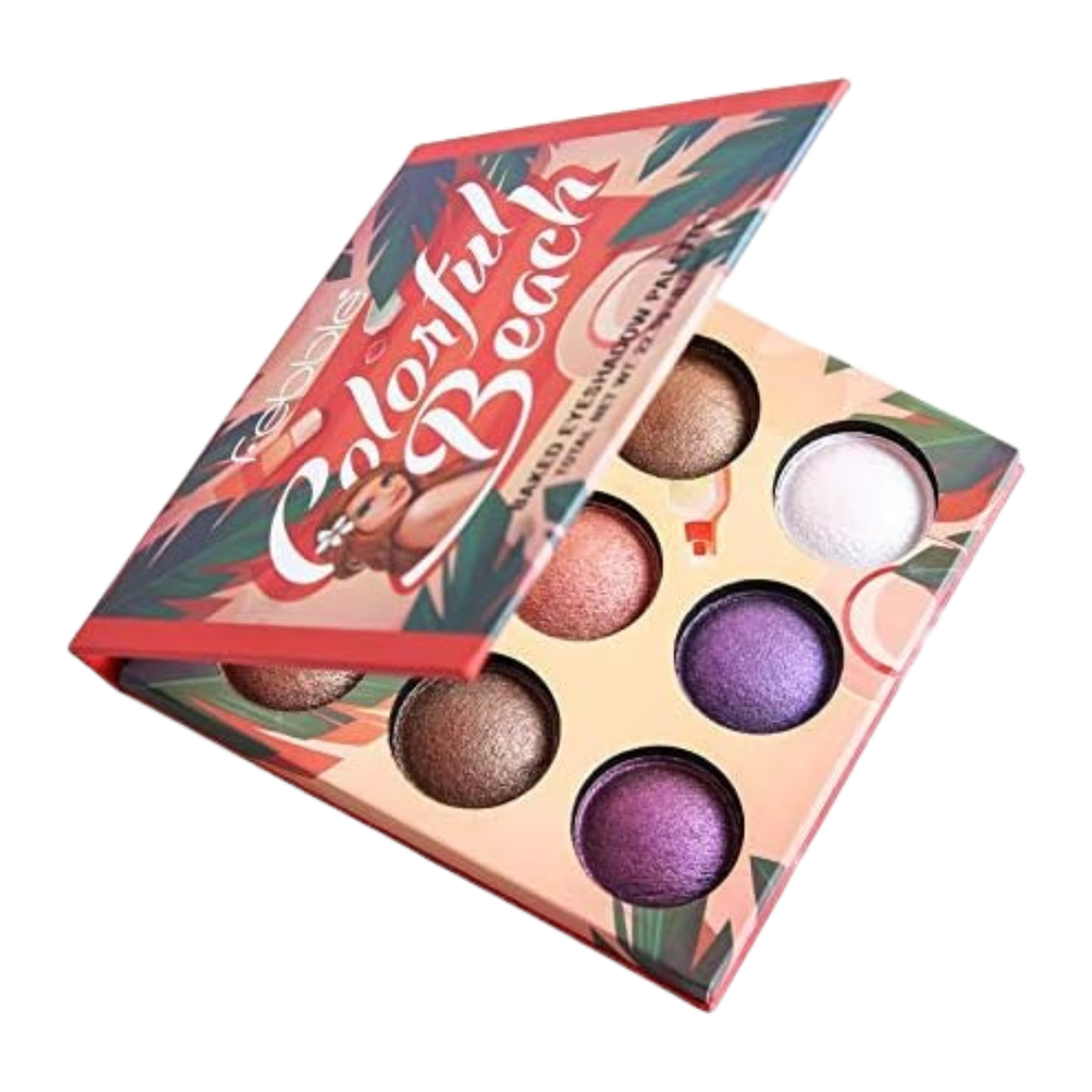 Febble Colorful Beach - Paleta de Iluminadores (9 Tonos)