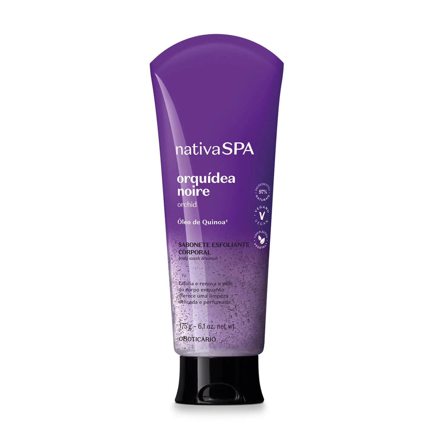 Jabón Líquido Exfoliante Corporal Nativa SPA Orquídea Noire – 175 ml