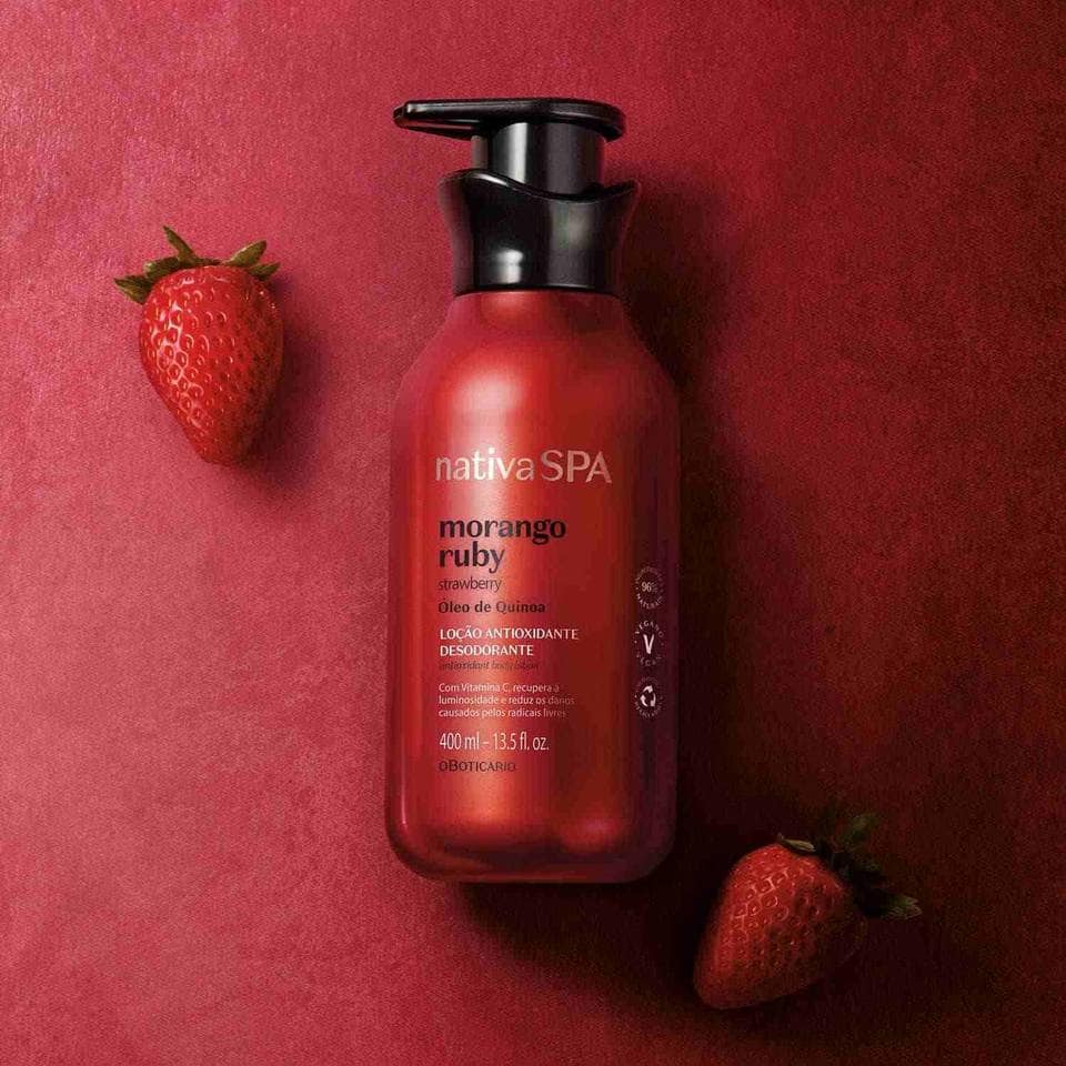 Crema Hidratante Corporal Morango Ruby – 400 ml – Nativa Spa | O Boticário