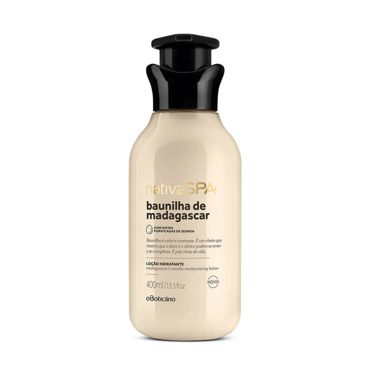 Crema Hidratante Corporal Vainilla de Madagascar – 400 ml – Nativa Spa | O Boticário
