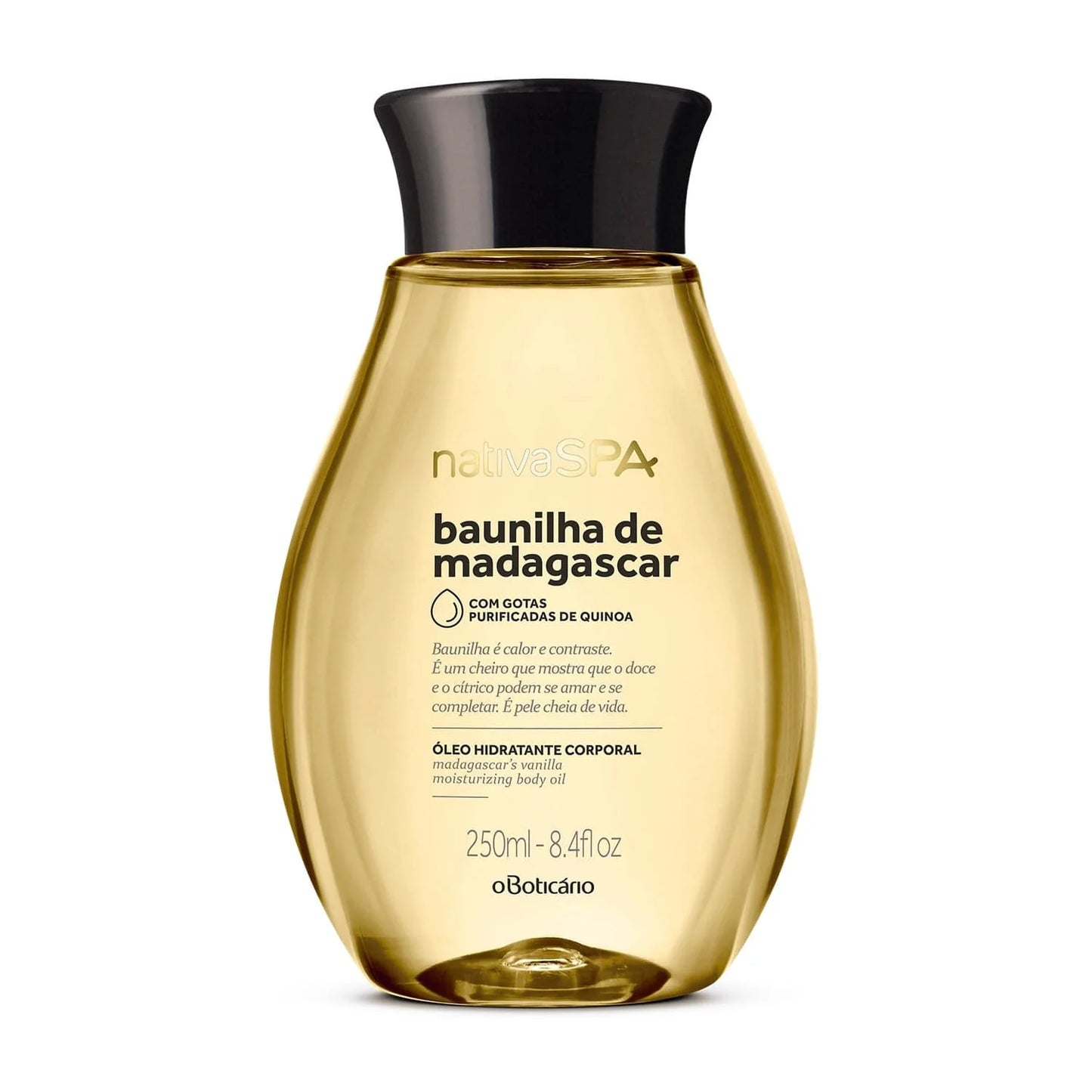 Aceite Hidratante Corporal Vainilla de Madagascar – 200 ml – Nativa Spa | O Boticário