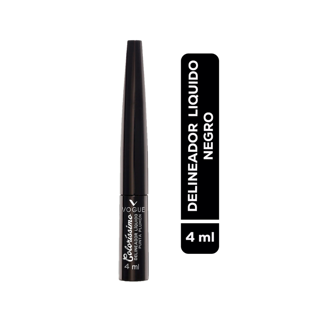 VOGUE Delineador Líquido Negro Colorissimo – 4ml