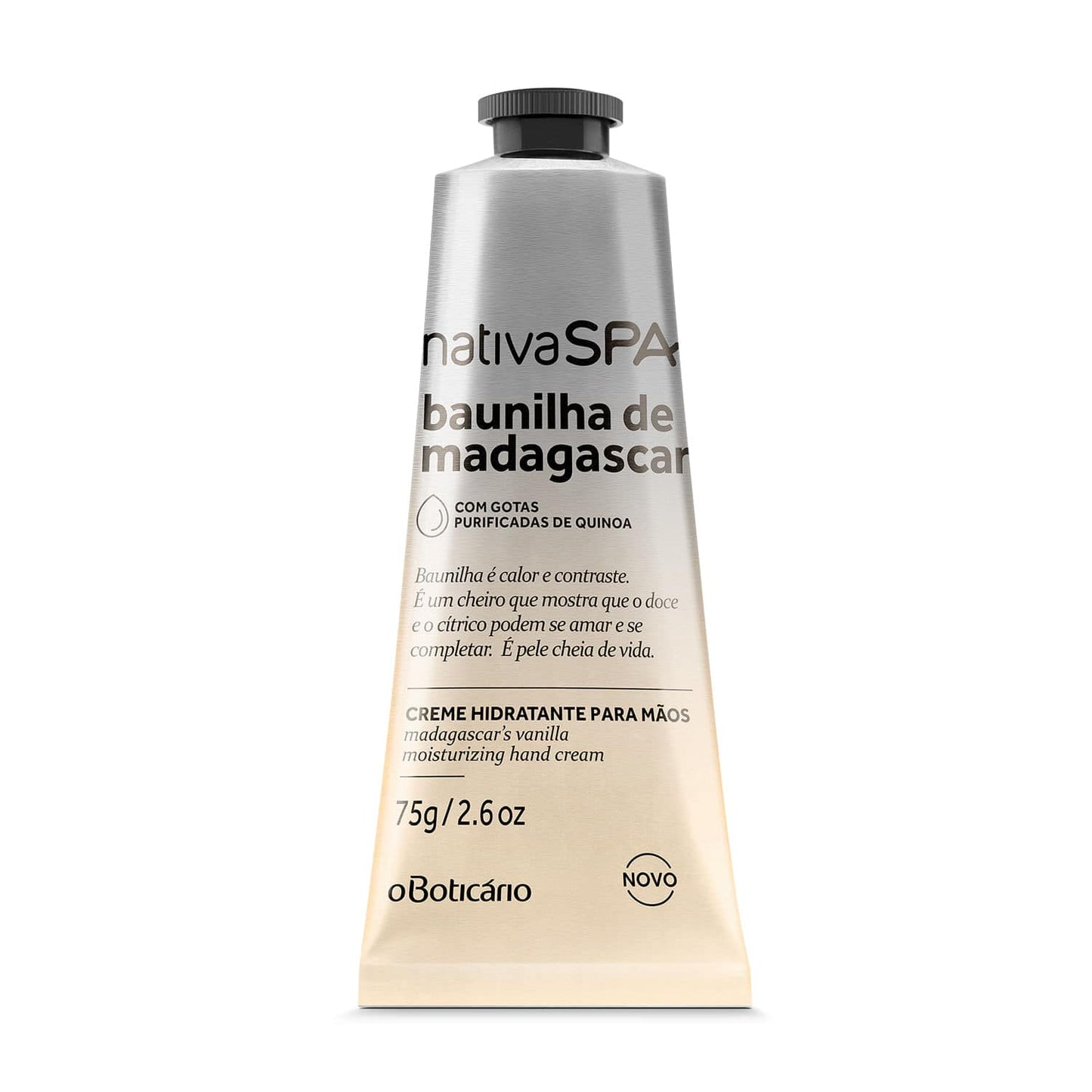 Crema Hidratante de Manos Vainilla de Madagascar – 75 g – Nativa Spa | O Boticário