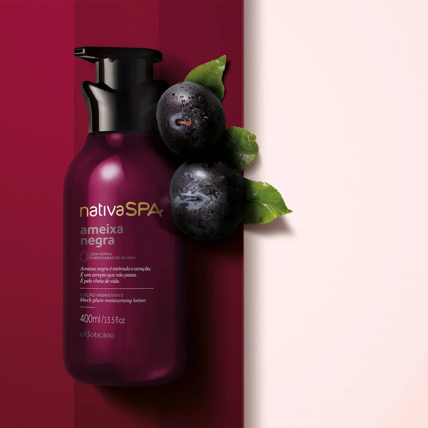 Crema Hidratante Corporal Nativa SPA Ameixa Negra – 400 ml