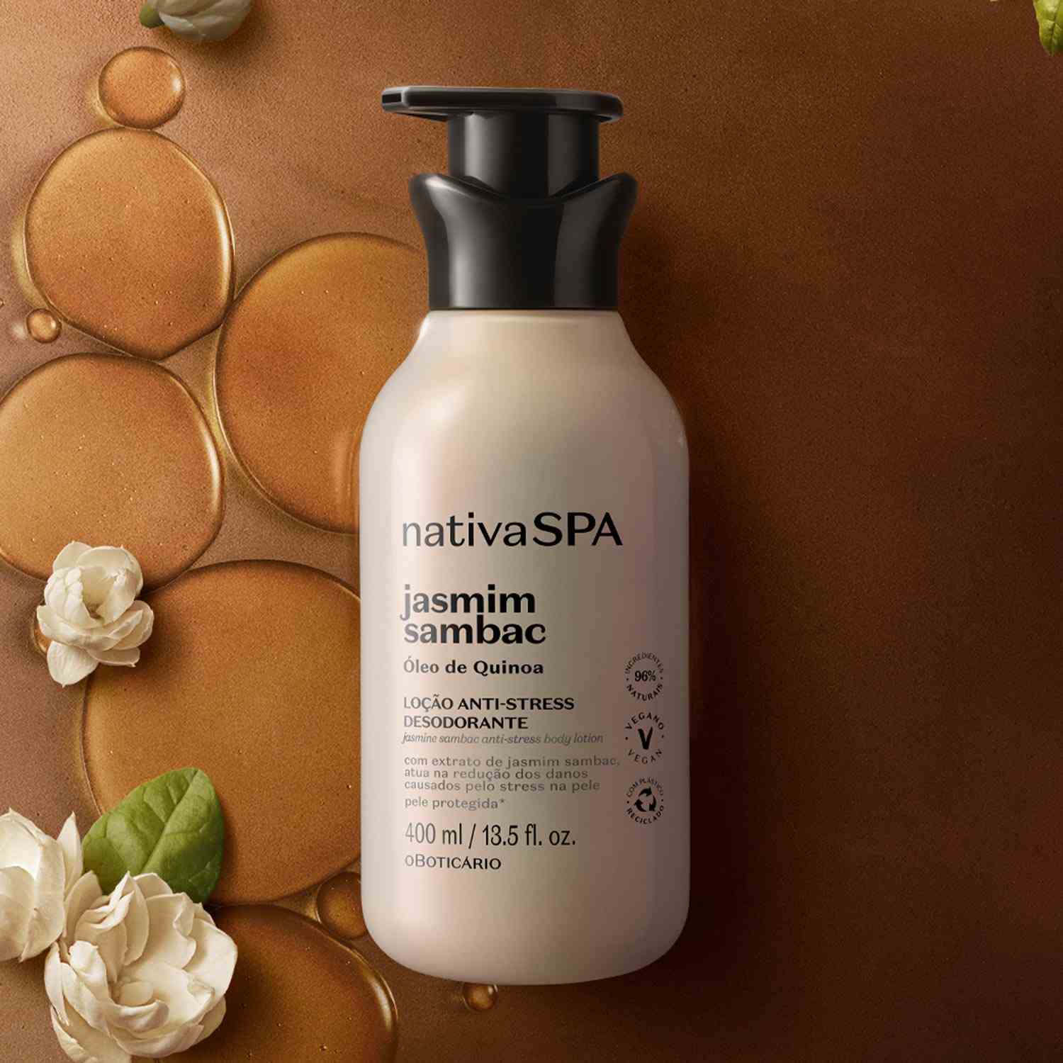 Crema Hidratante Corporal Nativa SPA Jasmim Sambac – 400 ml