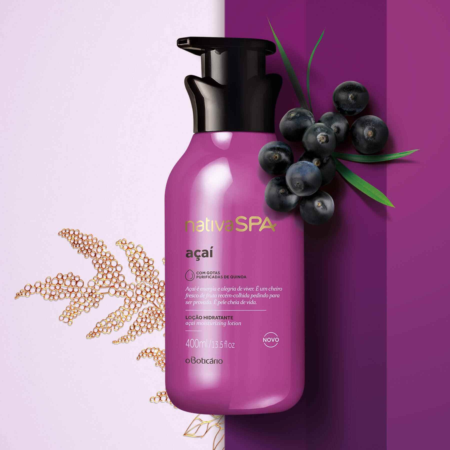 Crema Hidratante Corporal Acai – 400 ml – Nativa Spa | O Boticário