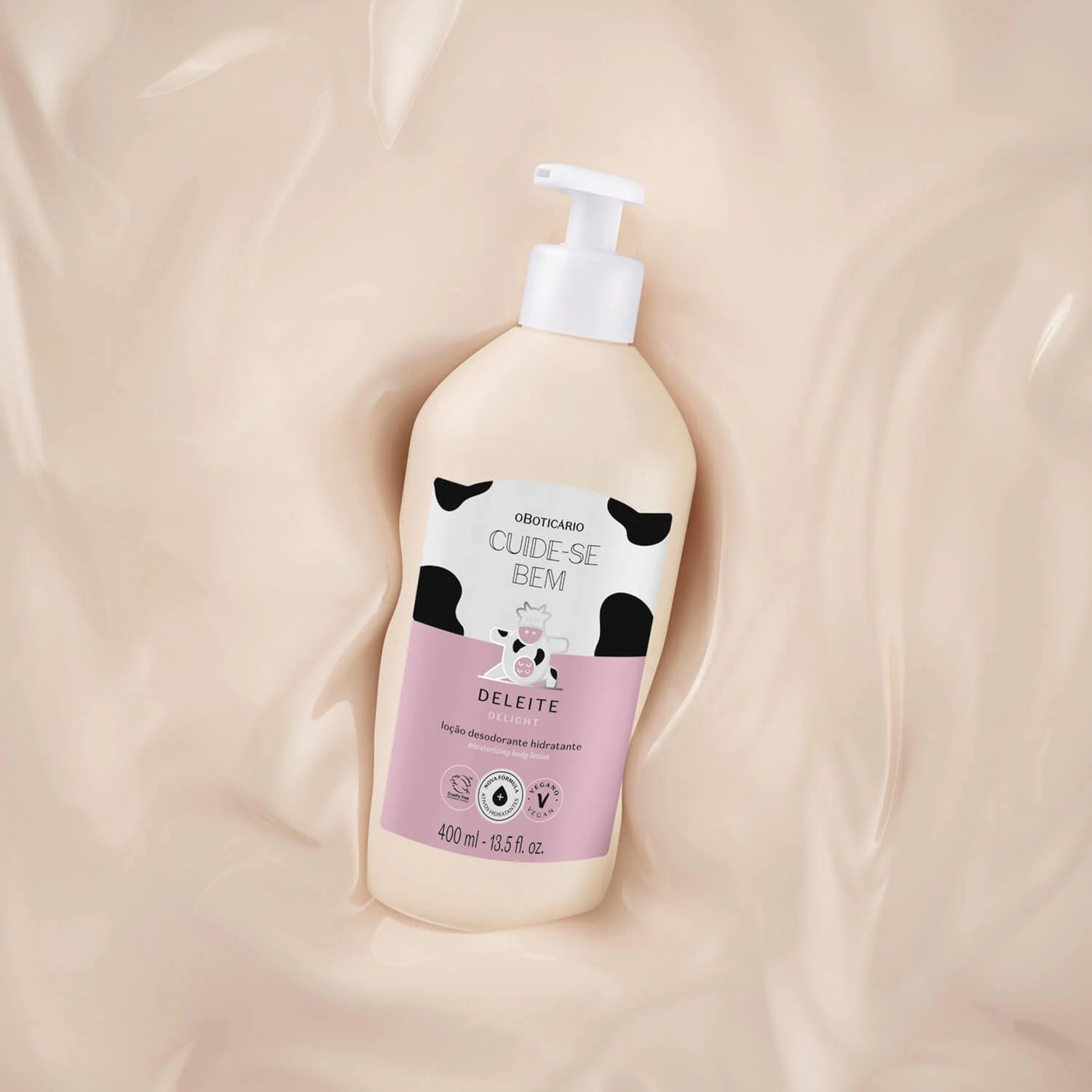 Crema Hidratante Corporal Cuide-se Bem Deleite – 400 ml