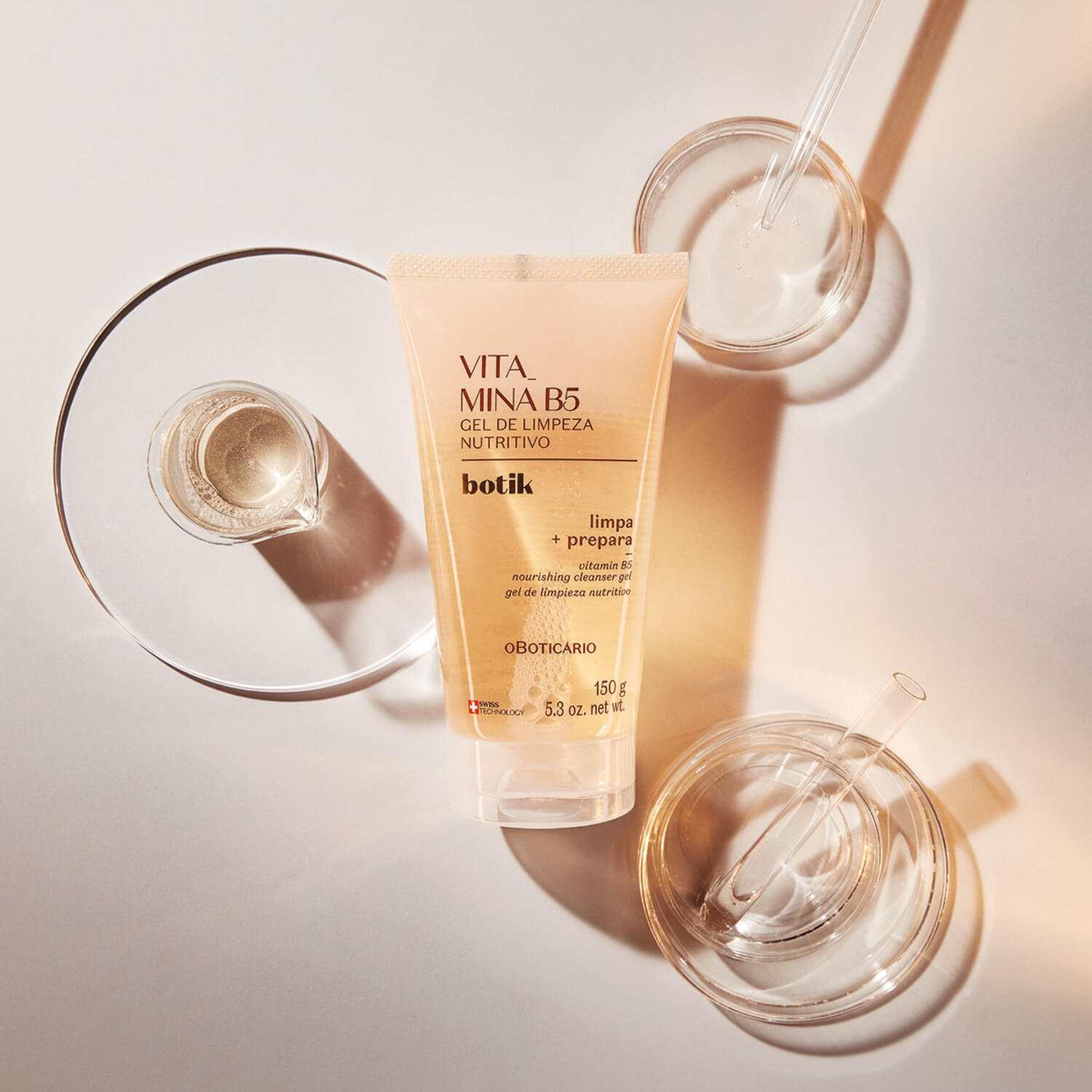 Gel Limpiador Facial Nutritivo con Vitamina B5 – 150 g – Botik | O Boticário
