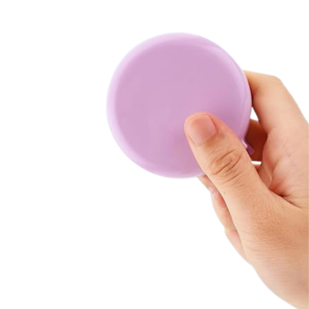 Mini Cepillo de Cabello Plegable 2 en 1 – Con Espejo Integrado - Rosa