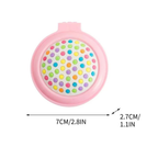 Mini Cepillo de Cabello Plegable 2 en 1 – Con Espejo Integrado - Rosa