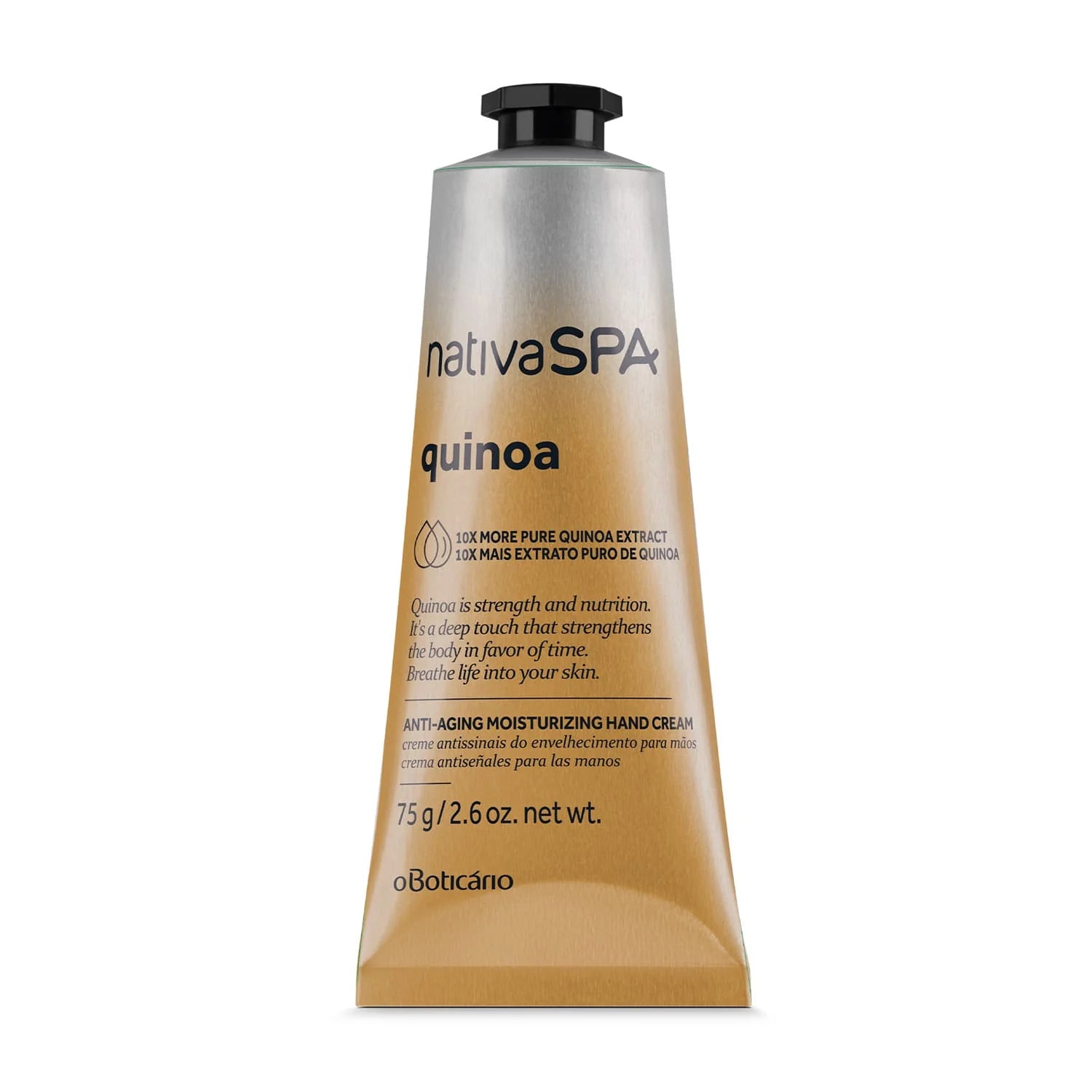 Crema Hidratante de Manos Quinoa con FPS 15 – 75 g – Nativa Spa | O Boticário
