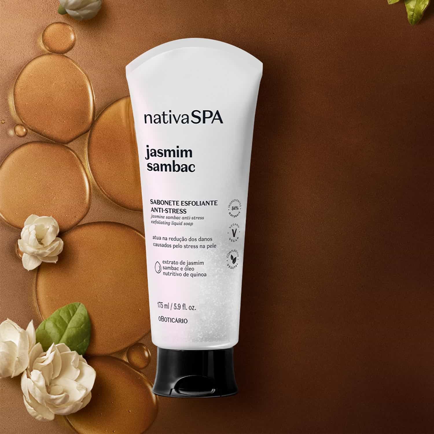 Jabón Líquido Exfoliante Corporal Nativa SPA Jasmim Sambac – 175 ml
