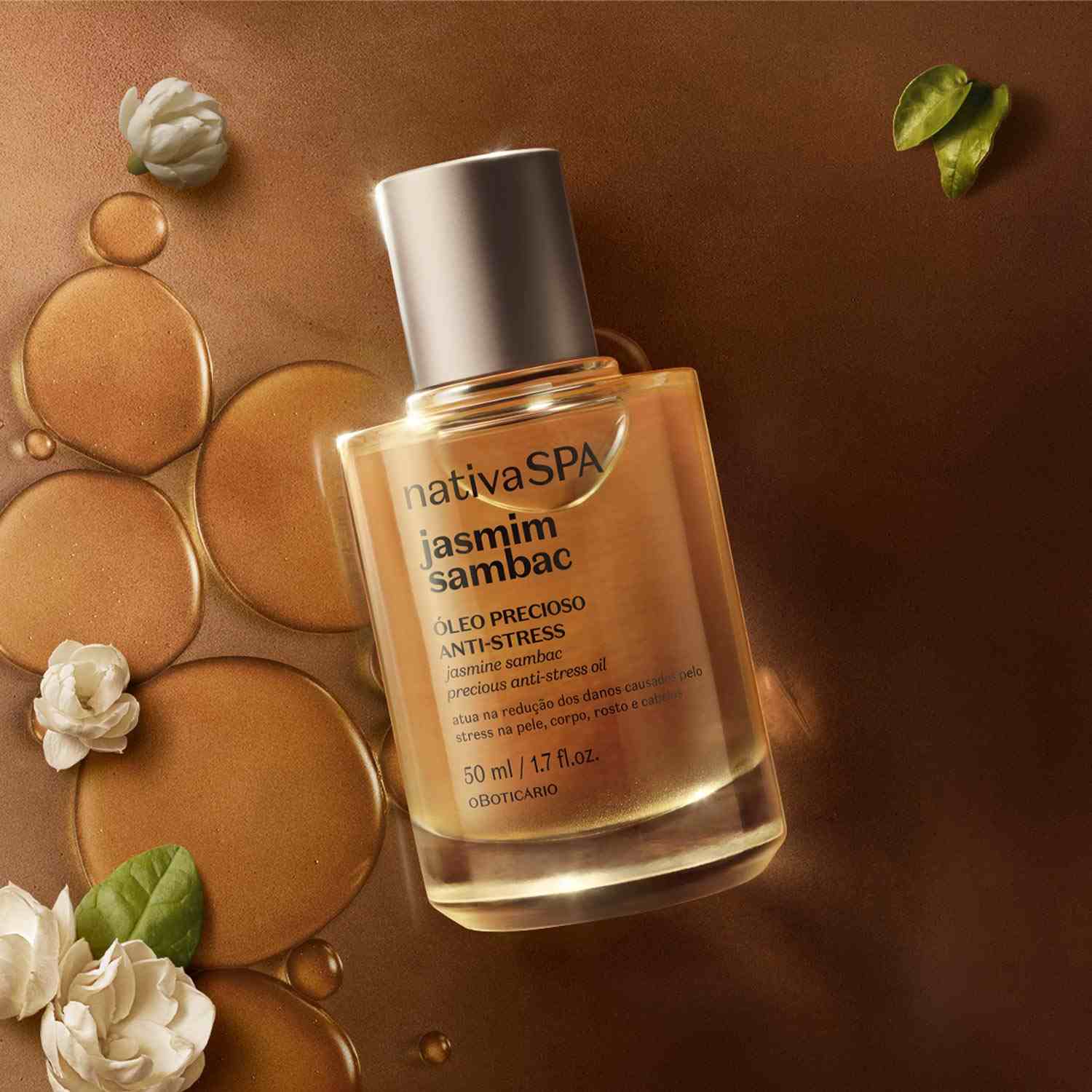 Óleo Precioso Corporal Multibeneficios Jasmim Sambac – 50 ml – NSPA | O Boticário