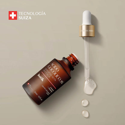 Sérum Facial con Ácido Glicólico 8 % de Alta Potencia – 30 ml – Botik | O Boticário
