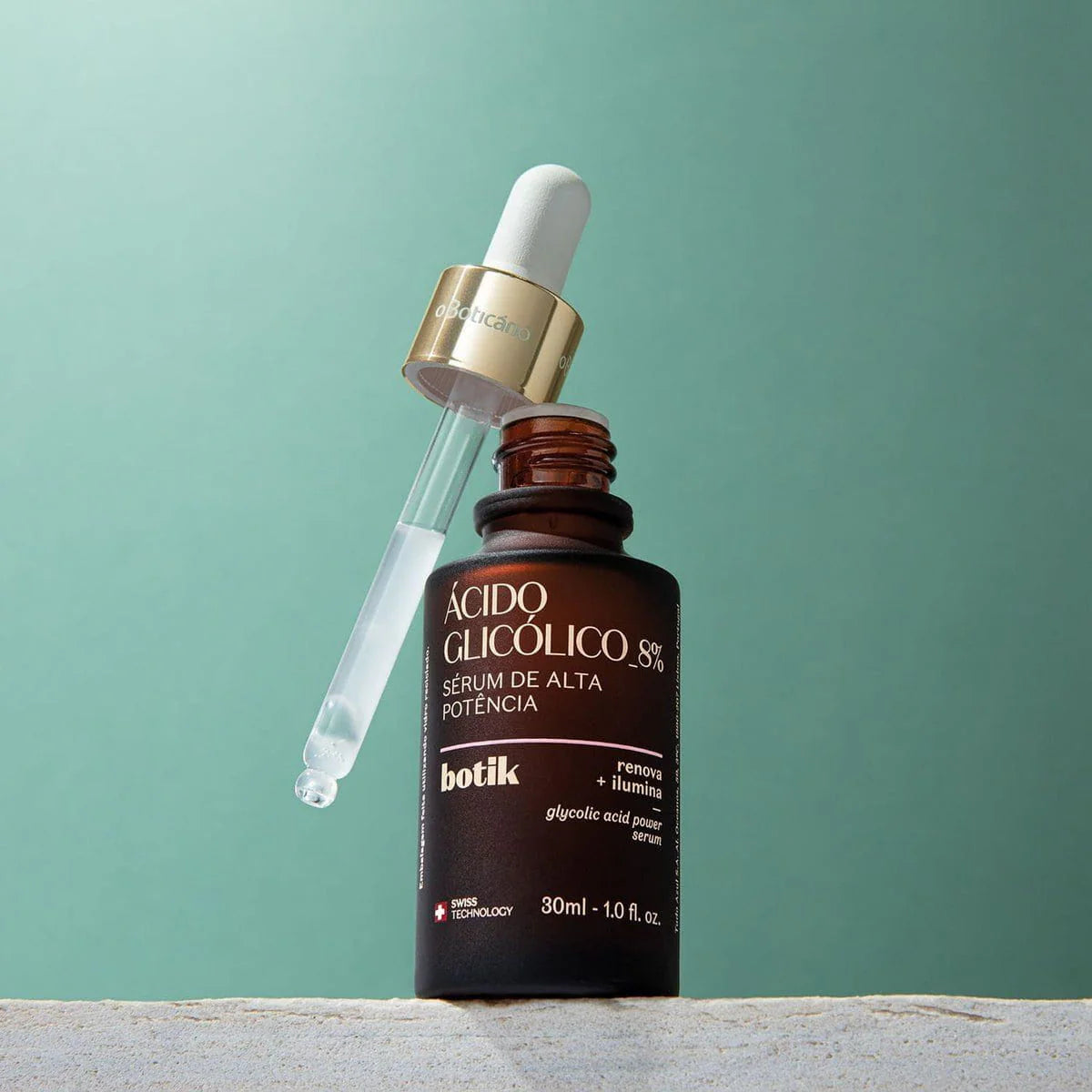 Sérum Facial con Ácido Glicólico 8 % de Alta Potencia – 30 ml – Botik | O Boticário