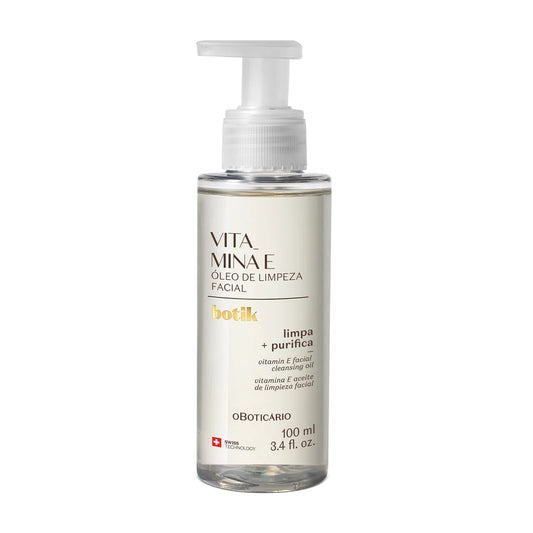 Aceite de Limpieza Facial con Vitamina E – 100 ml – Botik | O Boticário
