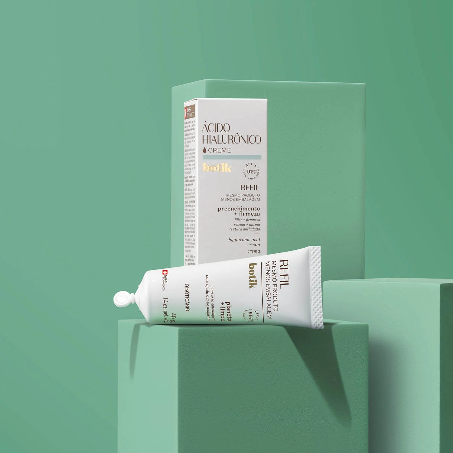 Mascarilla Facial Reset Nocturno con Ácido Glicólico – 40 g (Refil) – Botik | O Boticário