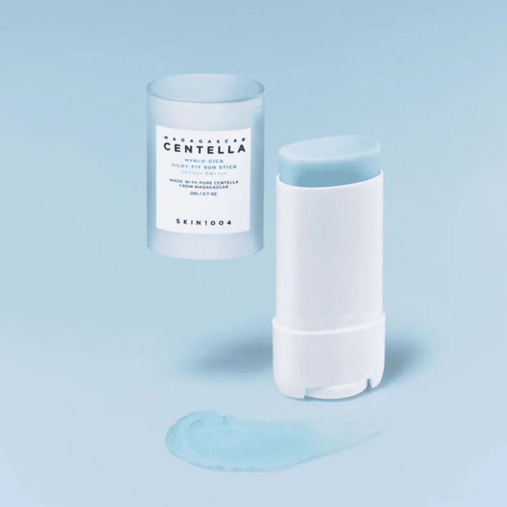 Protector Solar en Barra Centella Madagascar Hyalu-Cica Silky-Fit SPF 50+ PA++++ – 20g | SKIN1004