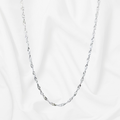 Cadena Singapur Entorchada – Plata 925 (45 cm)