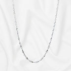 Cadena Singapur Entorchada – Plata 925 (45 cm)