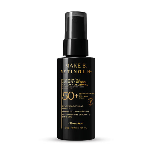 Base Líquida Retinol H+ Invisible (Sin Color) – 26 g
