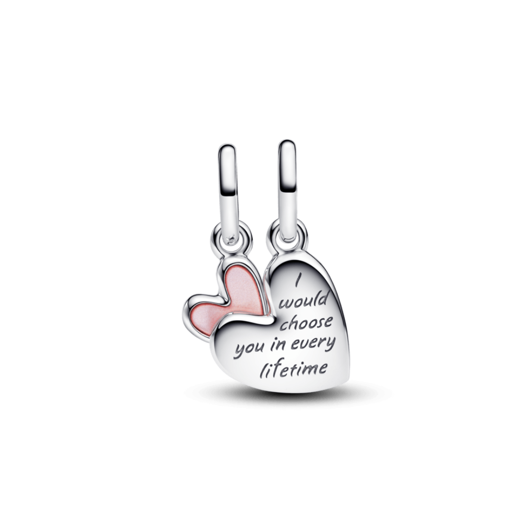 Charm Colgante Divisible Madre e Hija – Plata .925