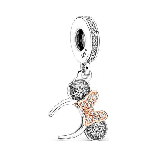 Charm Colgante Orejas de Minnie Mouse – Plata .925