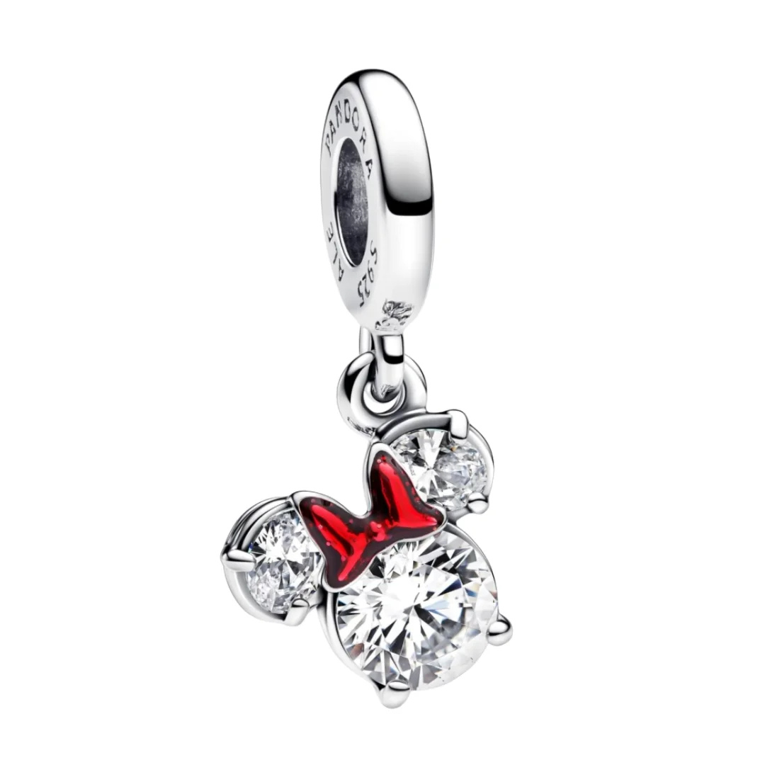 Charm Minnie Disney Sparkle – Plata .925 con Circones