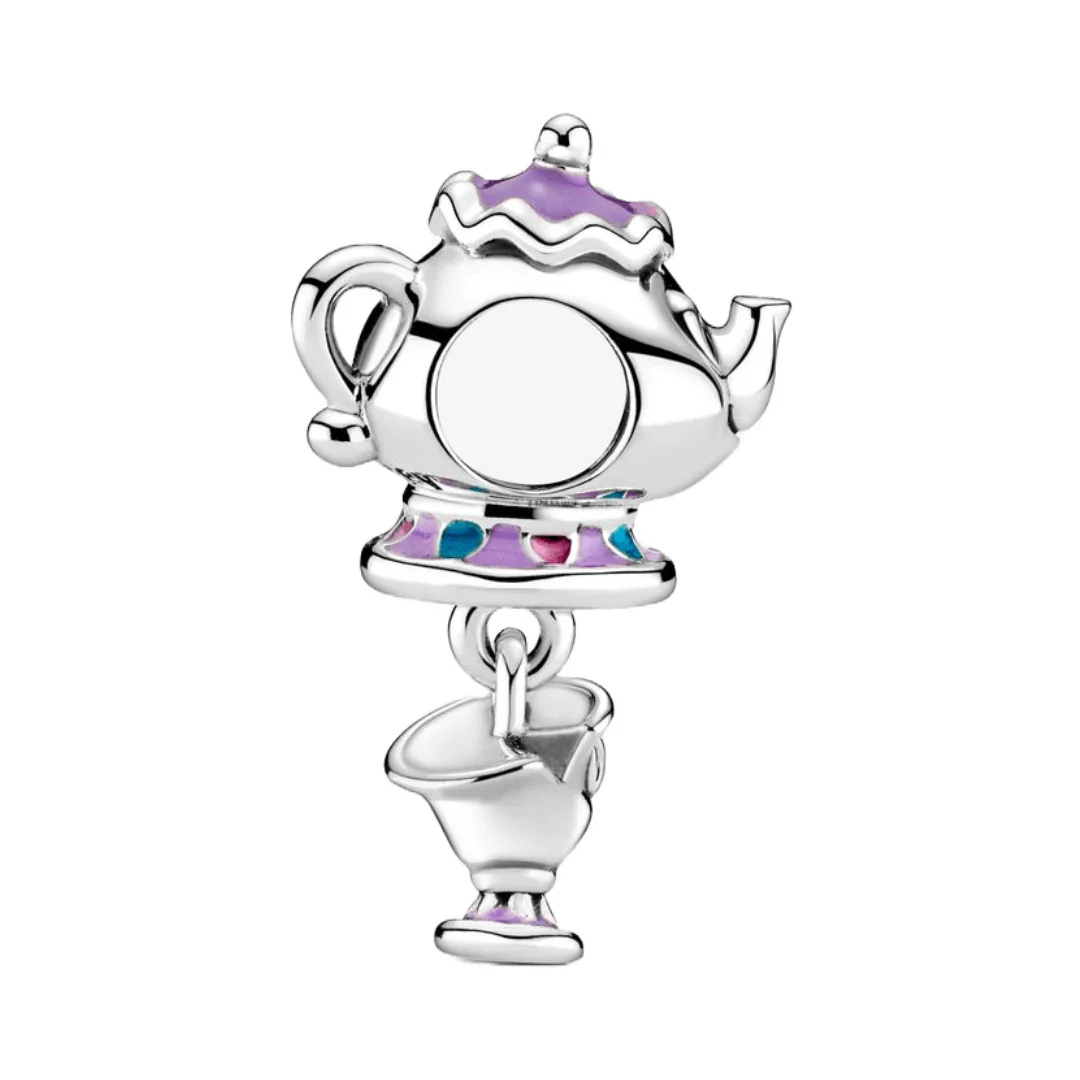 Charm Sra. Potts y Chip – Plata .925 | Disney La Bella y la Bestia