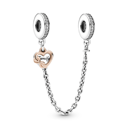 Charm Cadena de Seguridad Familia – Plata .925