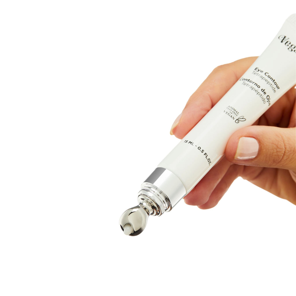 Contorno de Ojos Tetrapéptidos + Elixir Botánico – 15 ml | Veganis