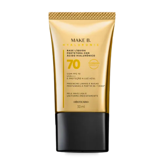 Base Líquida Protetora Hyaluronic FPS 70 – 30 ml