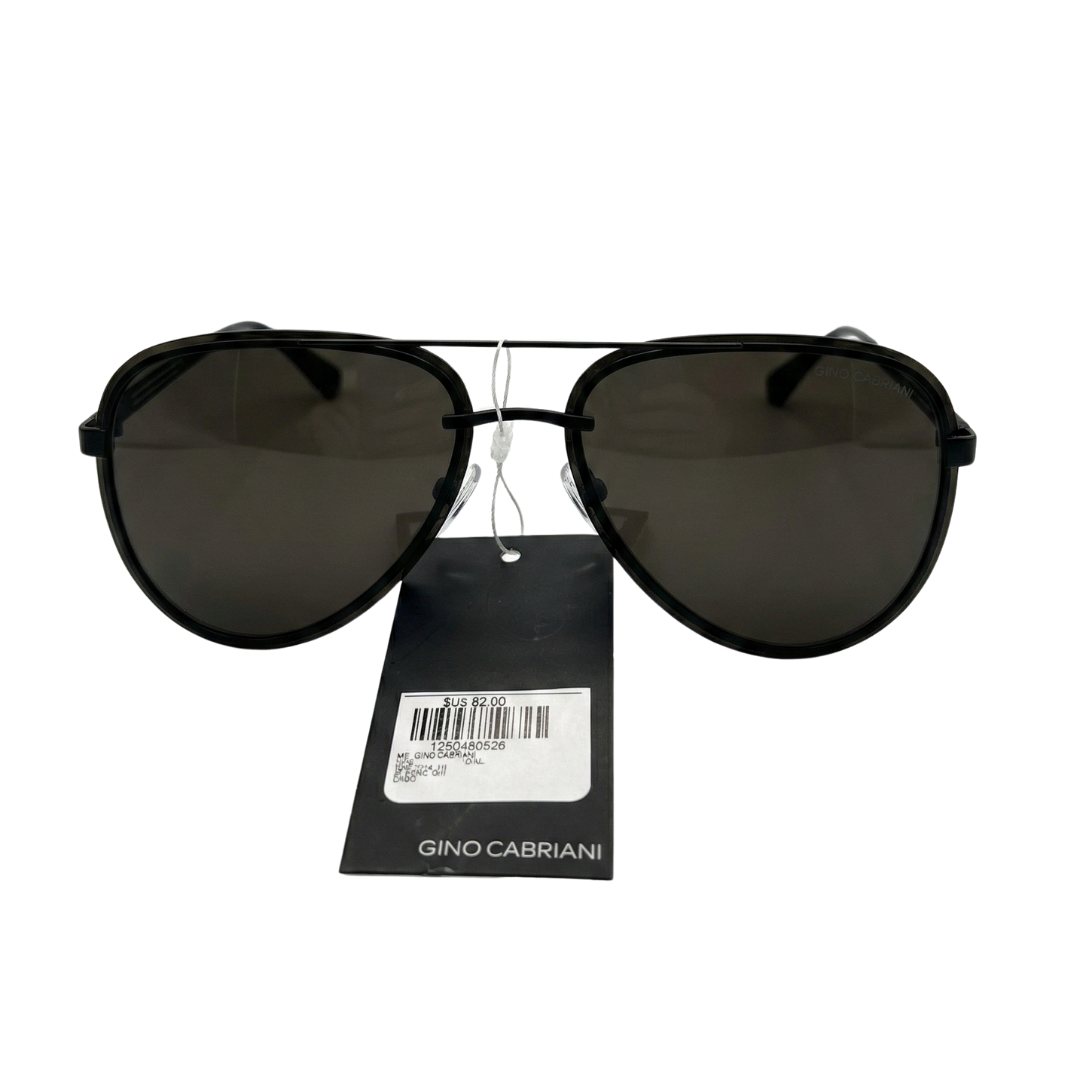Gino Cabriani Maverick Black: Gafas de Sol Aviador Clásico