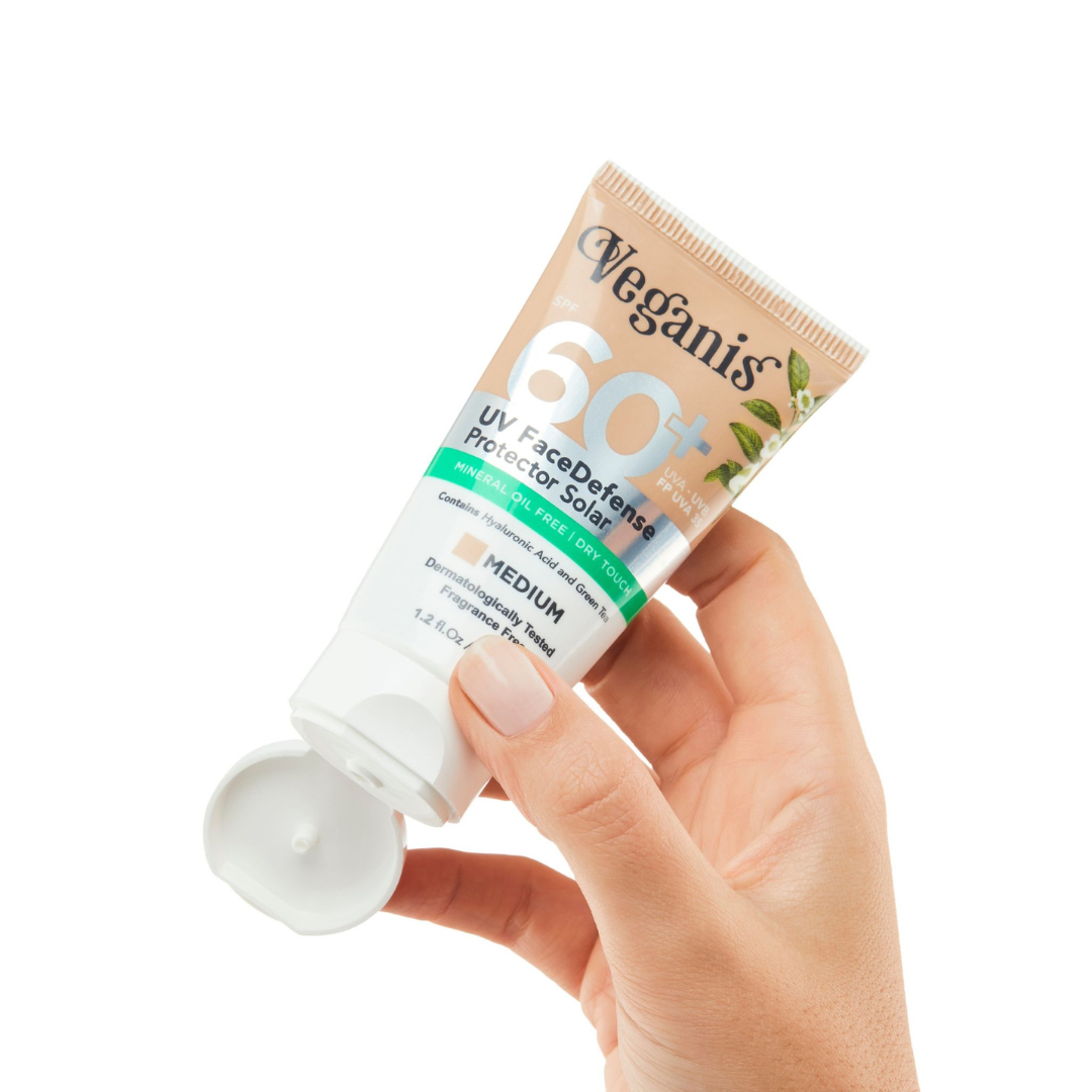 Protector Solar Facial FPS 60 Medium - 36 ml | Veganis