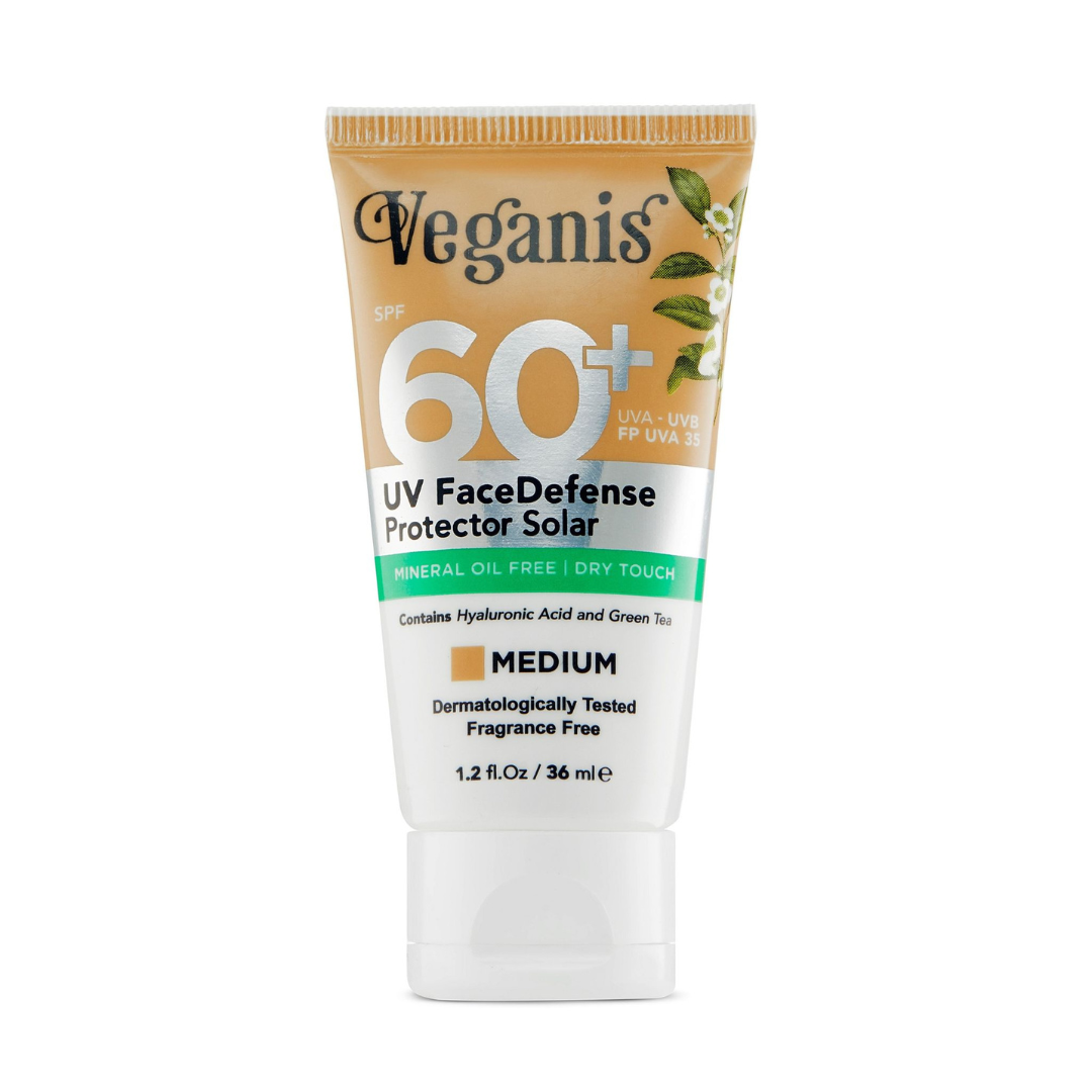 Protector Solar Facial FPS 60 Medium - 36 ml | Veganis