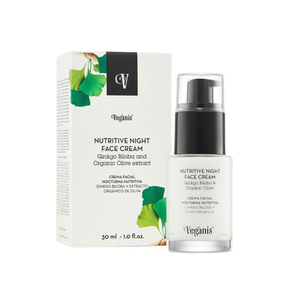 Crema Facial Nocturna Nutritiva – 30 ml | Veganis