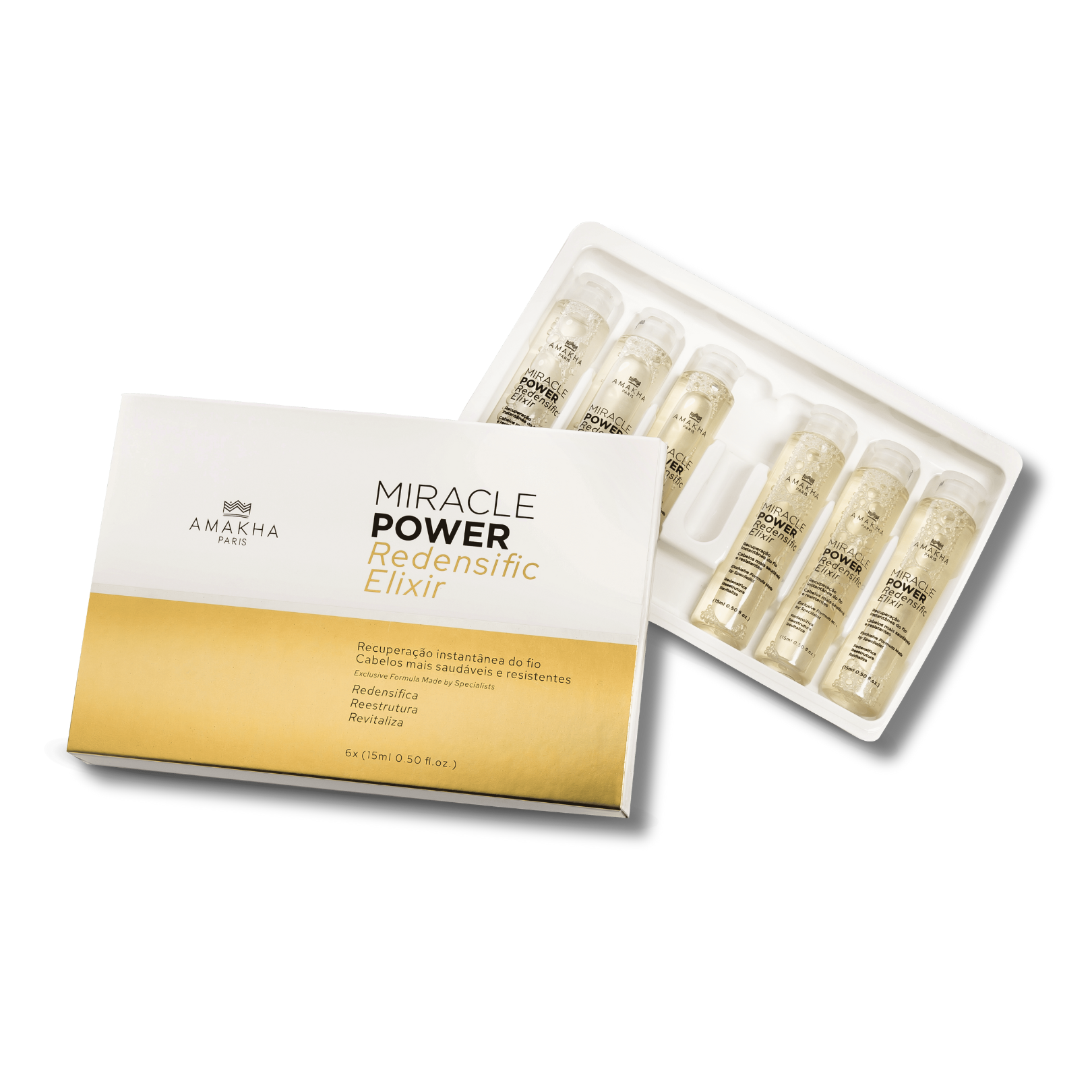 Ampolla Capilar Miracle Power • 6 Unidades