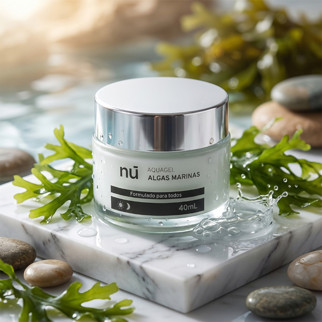 NÚ Aquagel Hidratante Facial con Algas Marinas – 50 g